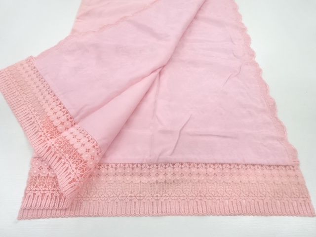  ビロードレース花模様ショール